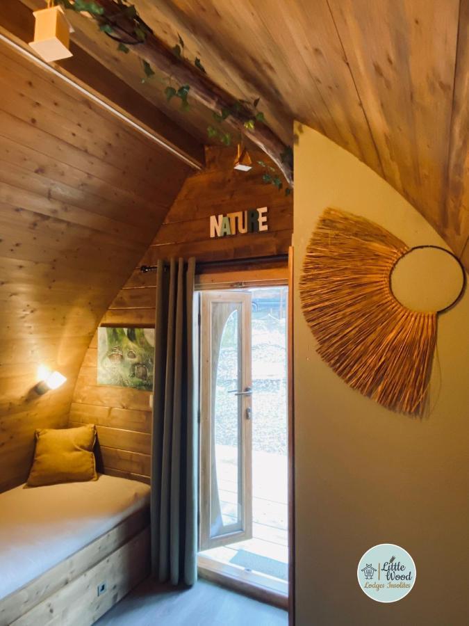 Little Wood Lodges Insolites Bailly-aux-Forges Exterior foto