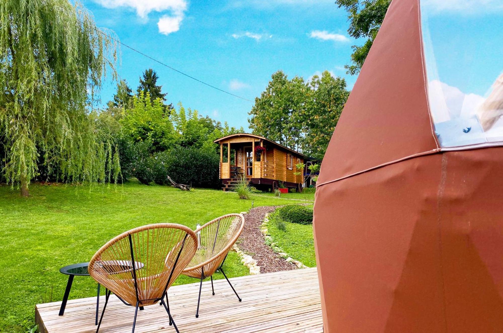 Little Wood Lodges Insolites Bailly-aux-Forges Exterior foto